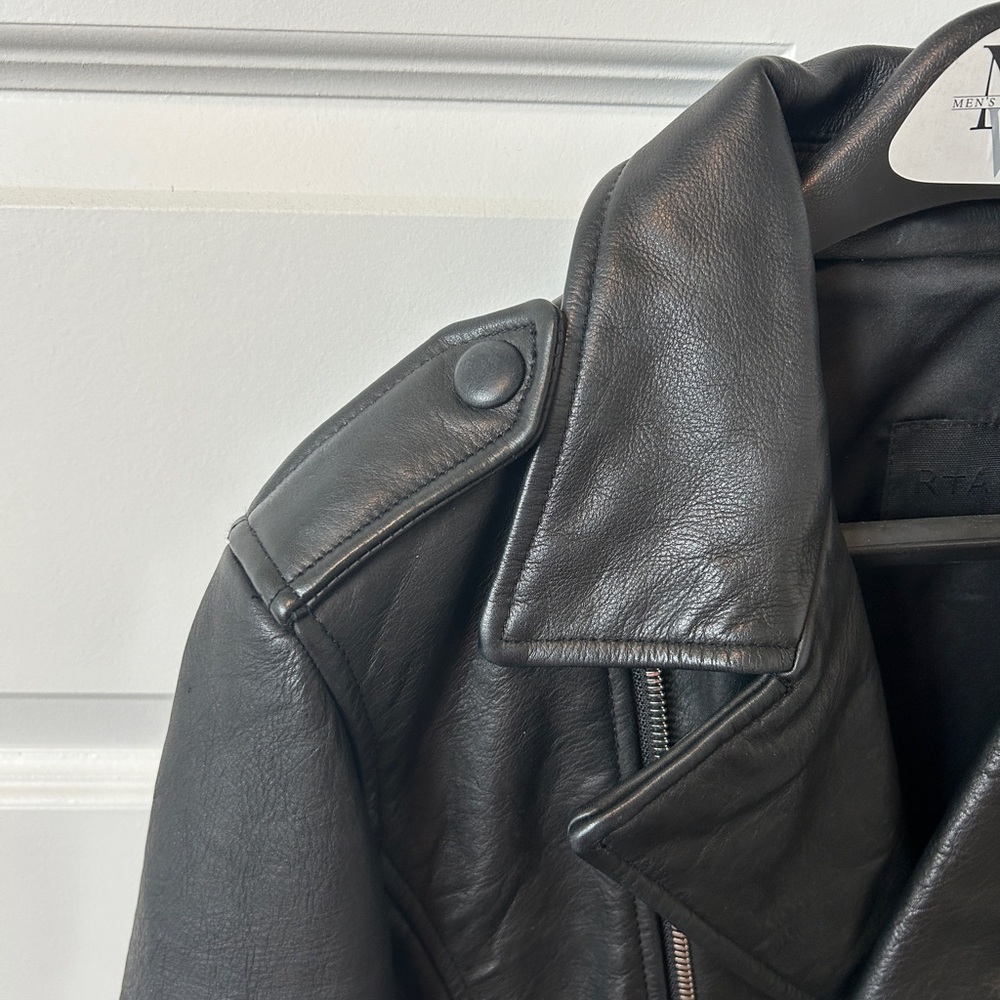 RTA Leather Jacket with fringe - Picture 6 of 8